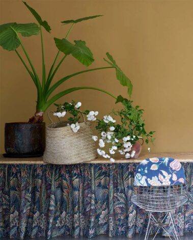 Gestrichen in Cane 53. Liberty Stoffdesigns: Persian Voyage, Lichen